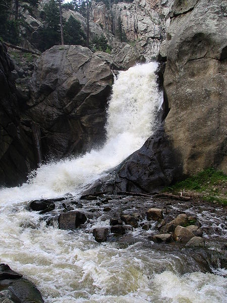 Boulder Falls (photos this page publci domain).