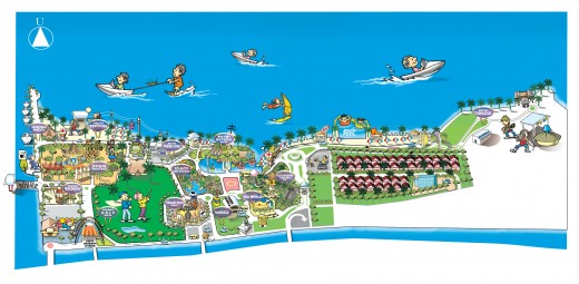 Ancol map