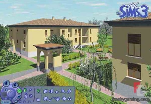 Fake Sims 3 Shot from   http://www.freakygaming.com/gallery/fan_art/sims_3/house_yard