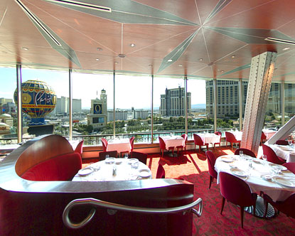 The Eiffel Tower Restaurant is the ultimate combination of fine dining and elegant atmosphere
