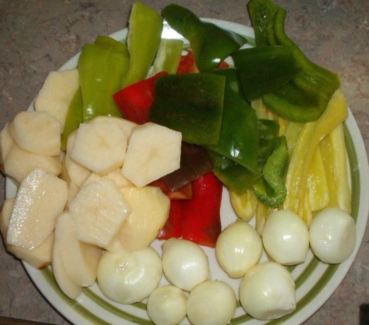 Great veggies make great kabobs!