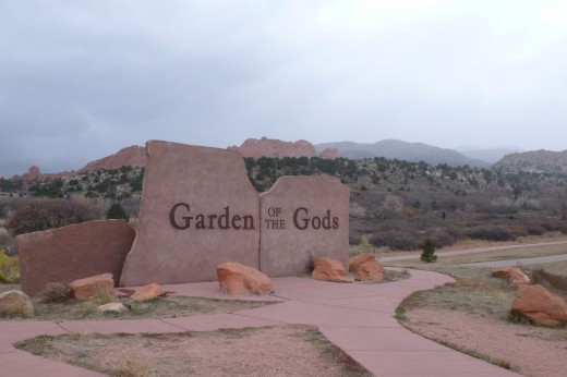 Garden of the Gods Entrance Sign