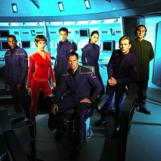 The Cast of Star Trek: Enterprise. 