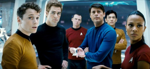 The cast of the Star Trek movie