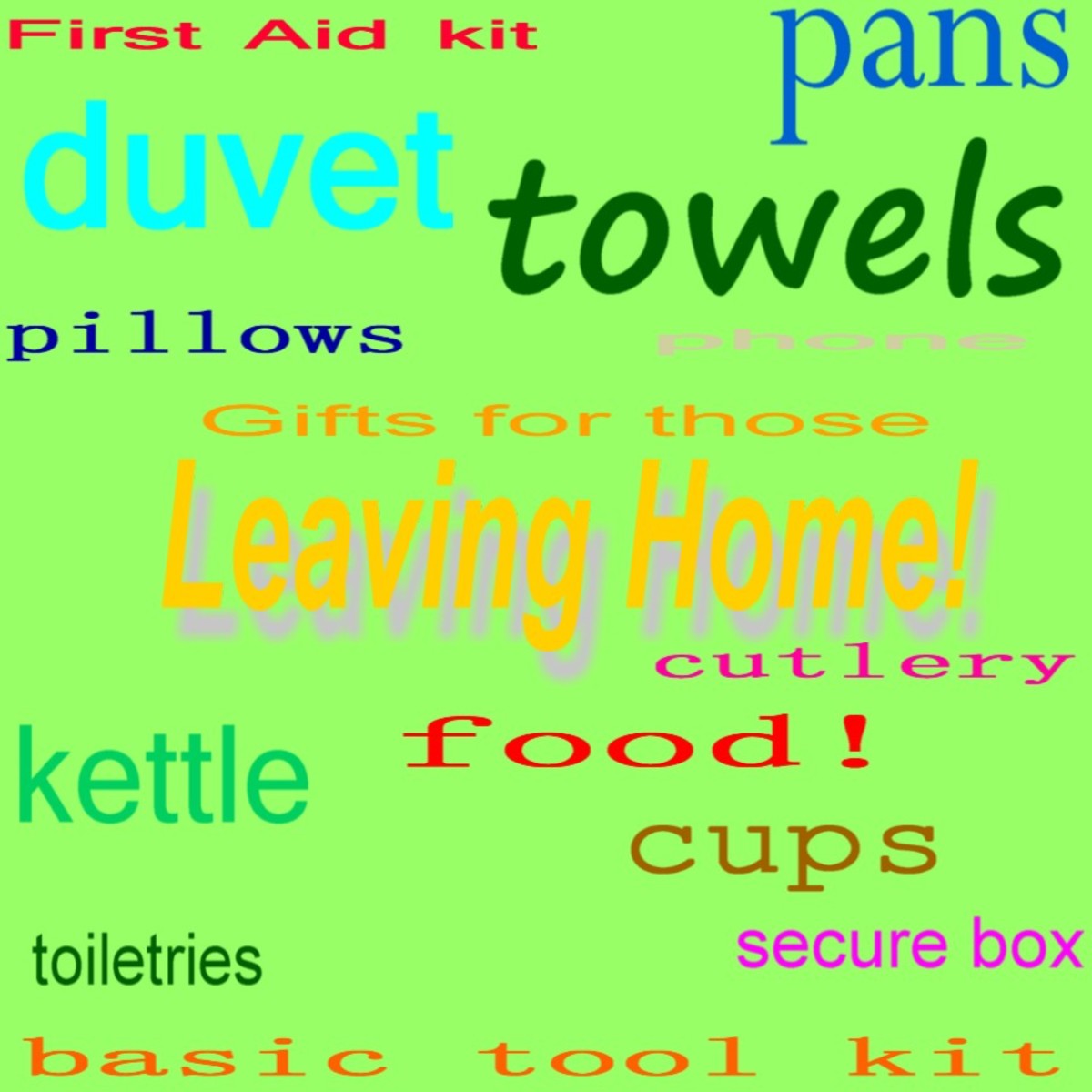 Check List for Young Adults Leaving Their Parental Home
