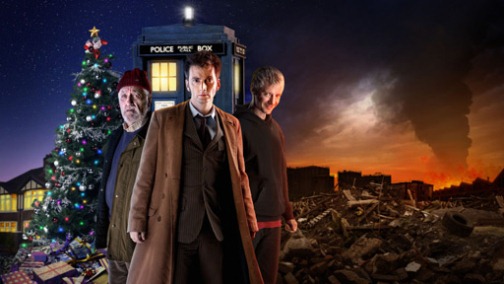 The poster for the doctor who end of time story.