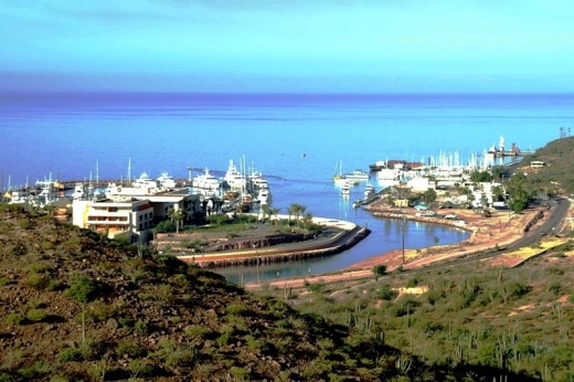 Marina Costa Baja - La Paz - Sea of Cortez - The hillsides overlooking the marina are now covered with a golf course and new homes and condos..... Very upscale!