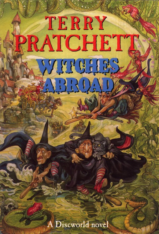 Witches abroad takes the three witches across the Disc in an attempt to save a Princess from Marrying the Duc. Witches abroad takes the three witches across the Disc in an attempt to save a Princess from Marrying the Duc.