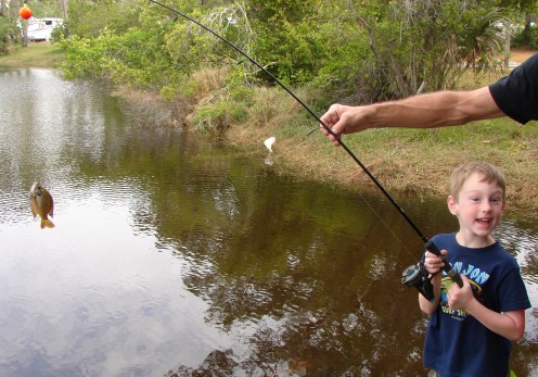 It's now how big the fish is.  It is the fun of catching it.