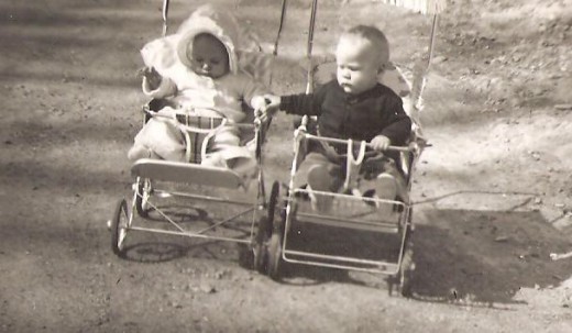 Hope your mom read the warning to take you out of stroller before folding. Did she Babe?