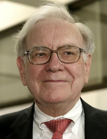 A smiling billionaire!