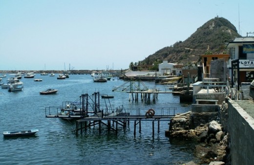 The Old Harbor in the Port of Mazatlan - More of an anchorage than a marina, but there are some services ashore