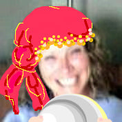 The oracle of hubnugget-land...seen here shaking the new hubnugget wannabes out of her crystal ball