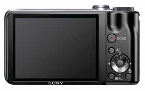 DSC-HX5V Rear LCD