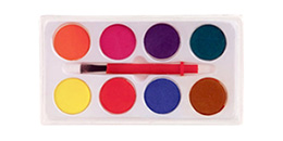 Water color paint set.
