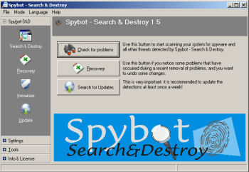 Spybot Search and Destroy
