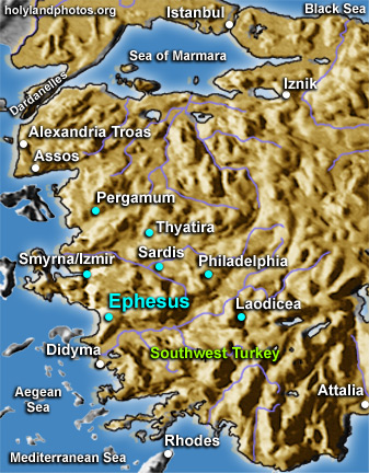 EPHESUS MAP