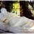 He is buried here in a glass enclosed mausoleum surrounded by his beloved garden. He is buried here in a glass enclosed mausoleum surrounded by his beloved garden.