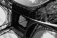 Famous Eiffel Tower Latticework