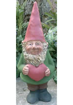 Happy Gnome with Heart