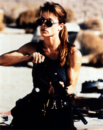 Sarah Connor, played by Linda Hamilton, Terminator, 1984