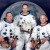 Neil Armstrong, Mike Collins, and Buzz Aldrin