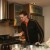 David flipping pancakes David flipping pancakes