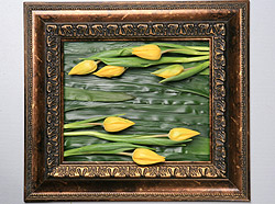 The best ever Valetine gift: a beautiful handcrafted painting that is made from only real flowers 