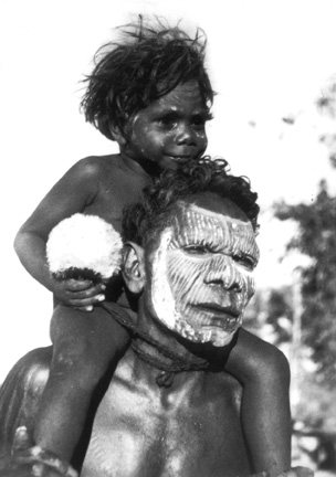 Aboriginal and child in 2008.