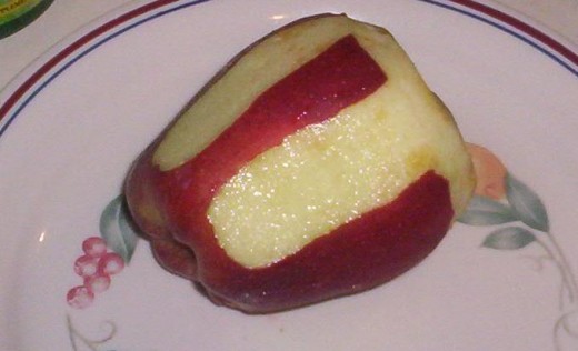 I like to leave part of the peel as it is so good for you.