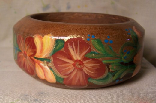 Another view of Norwegian style bangle