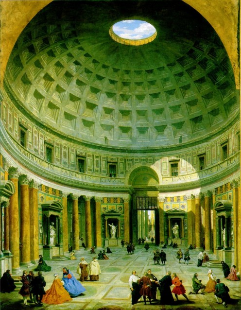 "Pantheon" by Giovanni Paolo Pannini