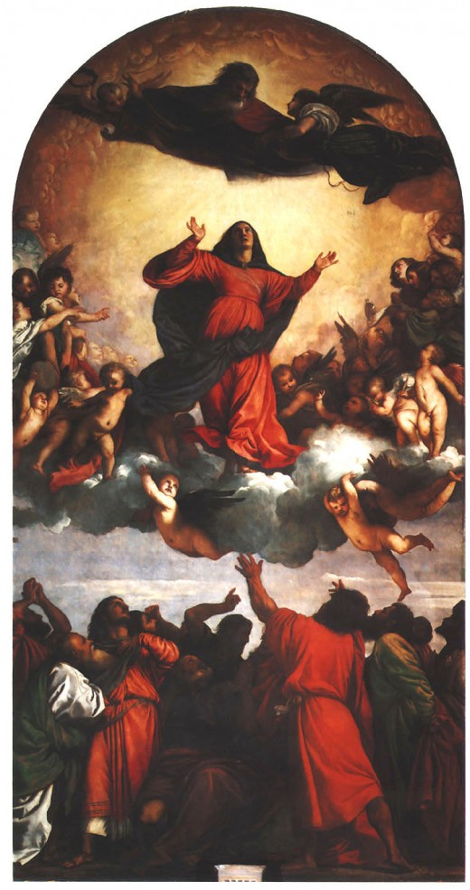 "THE ASSUMPTION OF MARY" AS PAINTED BY TITIAN