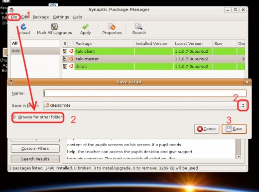 Saving Script file
