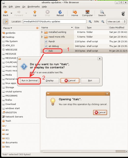 Running Script file
