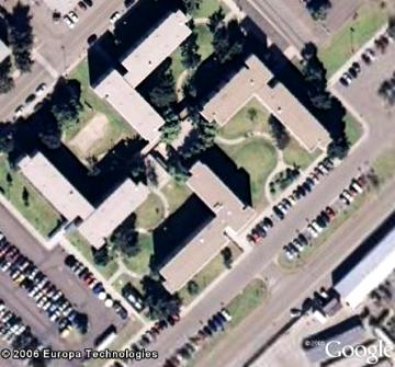 In Swastika-like building in California?