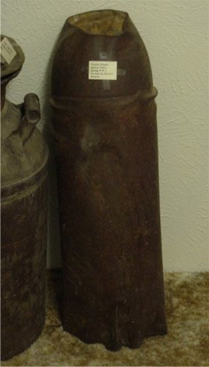 This is a practice bomb such as the ones dropped on Boise City during WW II military training.