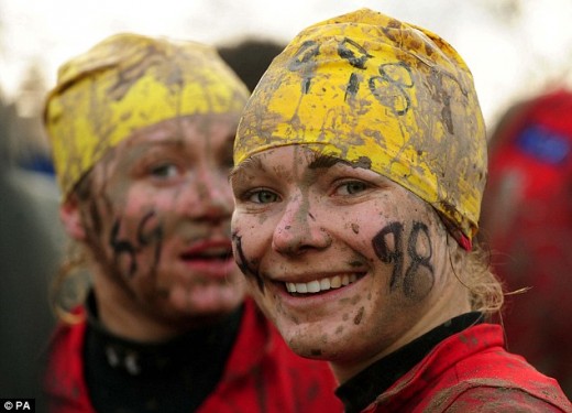 Tough smiles in a toughest contest