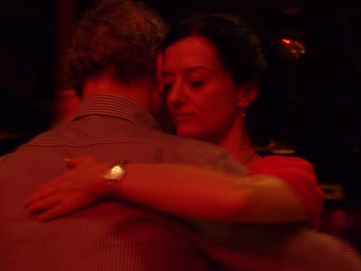 "They walked out cheek to cheek, like in the dizziness of the tango, like they were drowning in that tango" - Jorge Luis Borges