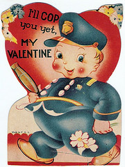 Old Style Valentine's Day Card with a clever caption.