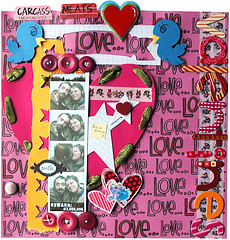 Modern Home Made Valentine's Day Card. Probably the kind most people enjoy the best.