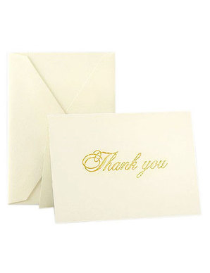 Express your appreciation with thank you notes like these from Crane's