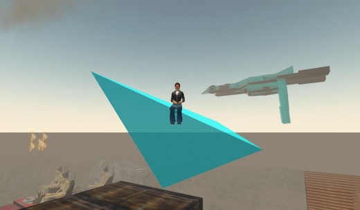 You can create objects and place them in the sky