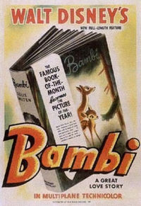 Bambi is by far one of the most endearing and emotional Disney movies ever made.
