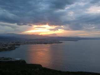 Sunset over Chania, Crete