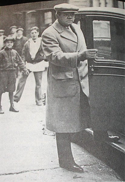 A well-dressed Ruth in 1930.