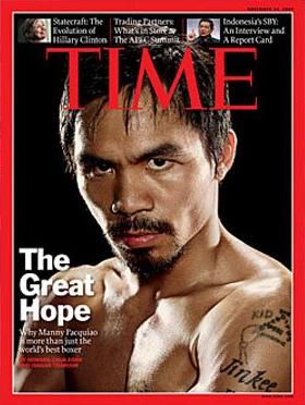 Manny Pacquiao on Time magazine (Asian edition) cover