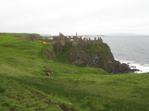 Dunluce Castle Ireland from the Giant's Causeway