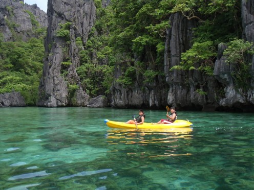 Enjoy her pristine water by kayaking.