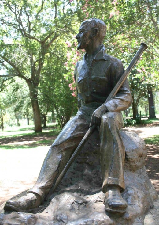 Maquette of the statue of Smuts by Ivan Mitford-Barberton which stands next to the house